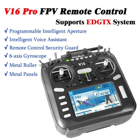 Original Hello Radio V16 PRO for Drone With Edge/OpenTX High Quality Remote Control Drones DIY Parts